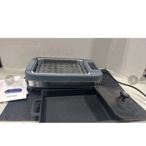Paula Deen Table Top Grill w/ Fan PDNSGHT Grill & Griddle Plates Lid Manual